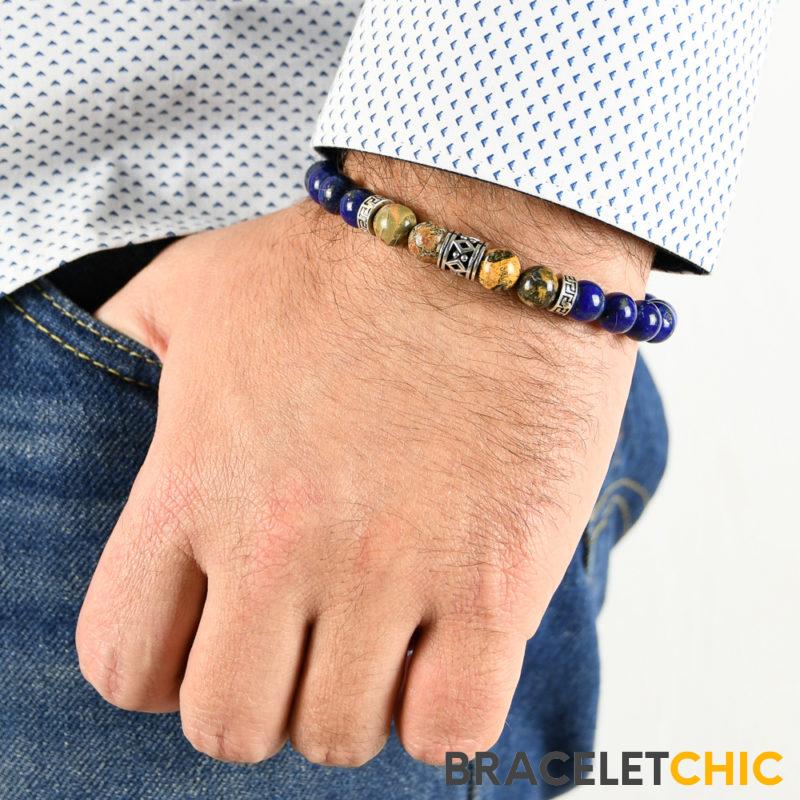 Bracelet Lapis Lazuli Homme